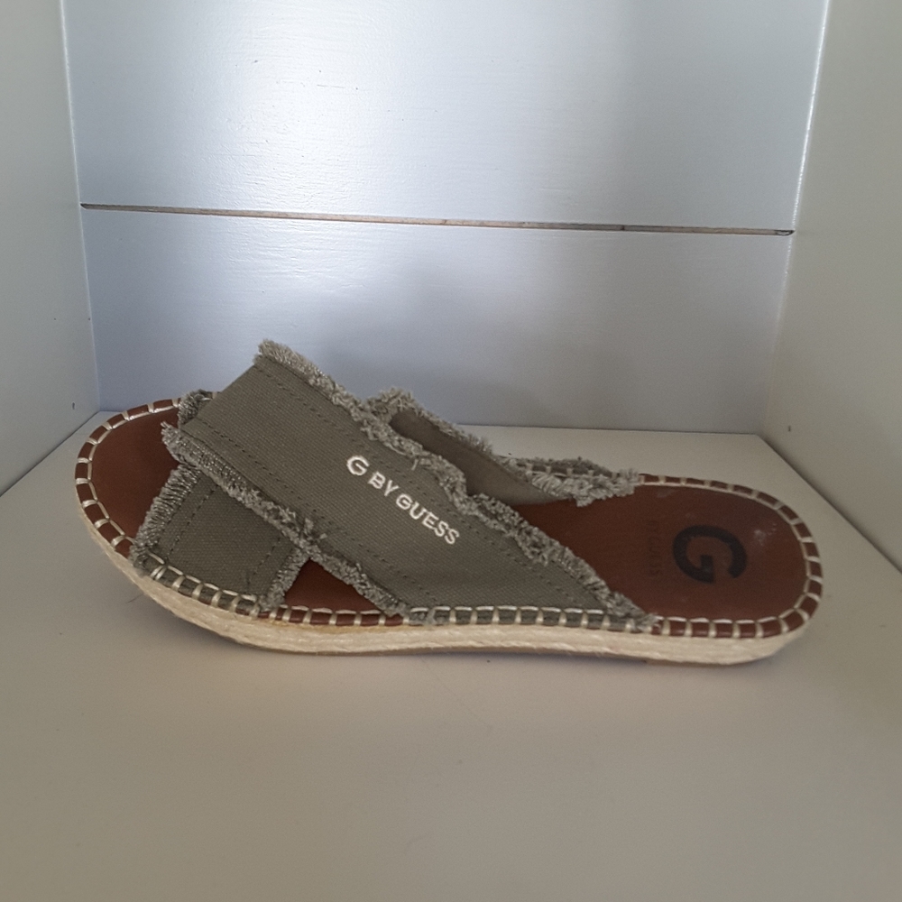 Guess Green Slip On Shoes Size 10